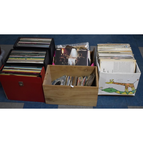 455 - A Collection of Various 45, 33 and 78RPM Records to include Easy Listening, Abba, Classical Etc