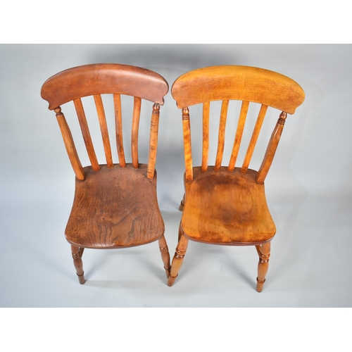 493 - Two Vintage Kitchen Chairs