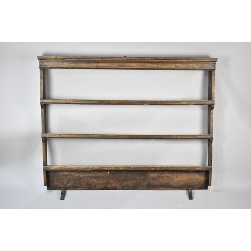 501 - A 19th Century Three Shelf Dresser Rack, 145cms Wide