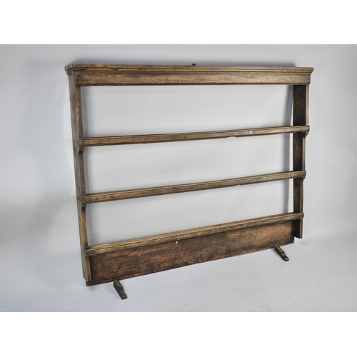 501 - A 19th Century Three Shelf Dresser Rack, 145cms Wide