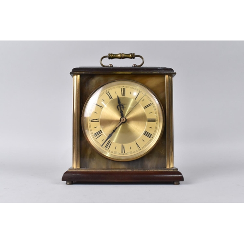 54 - A Mid 20th Century Metamec Quartz Mantel Clock, 17cms Wide