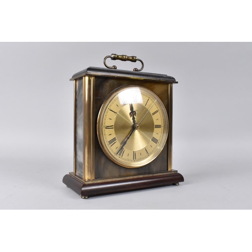 54 - A Mid 20th Century Metamec Quartz Mantel Clock, 17cms Wide