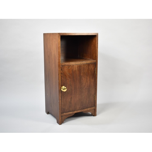 83 - A Mid 20th Century Bedside Cabinet, 36cms Wide