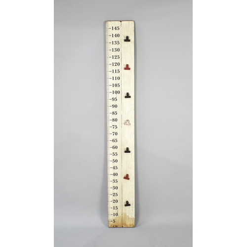 509 - A Wall Hanging Metric Height Chart from 0-150cms