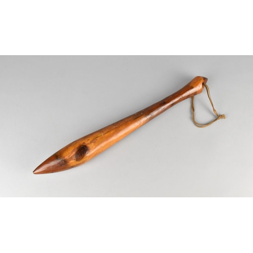 9 - A Yew Wood Cosh/Fishing Priest, 48cms Long