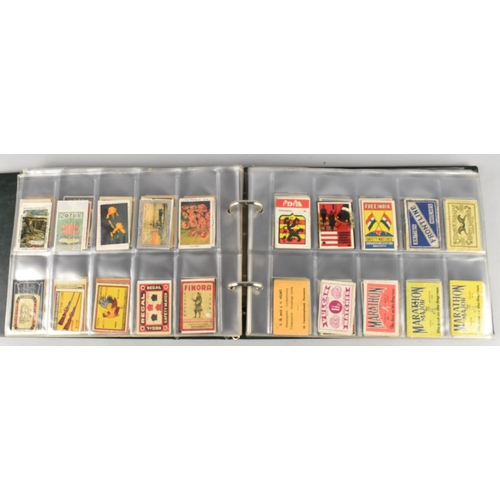 104 - A Collection of Various Vintage Matchbox and Matchbook Covers