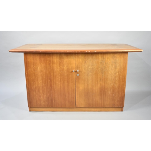 127 - A Mid 20th Century Gordon Russell Cabinet with Inlaid Top, 138cms Wide and 75cms High