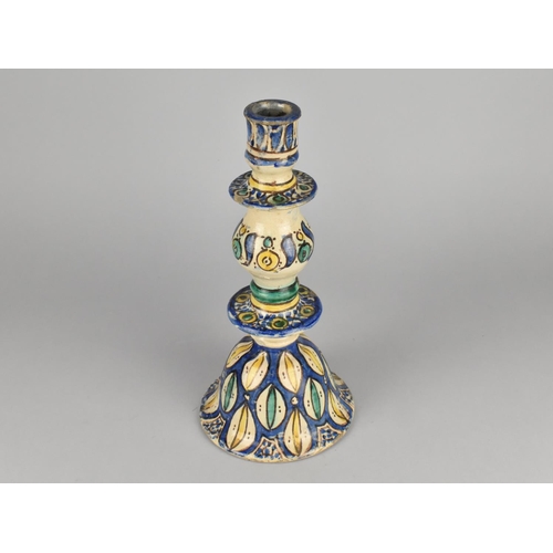 186 - A 19th Century Ottoman Candlestick, 27cms High