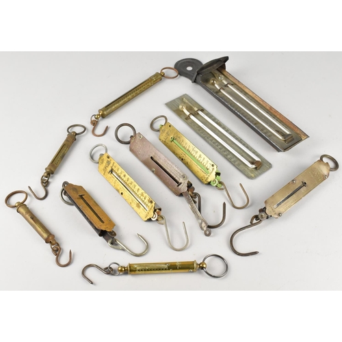 201 - A Collection of Various Vintage Thermometers and Spring Balances