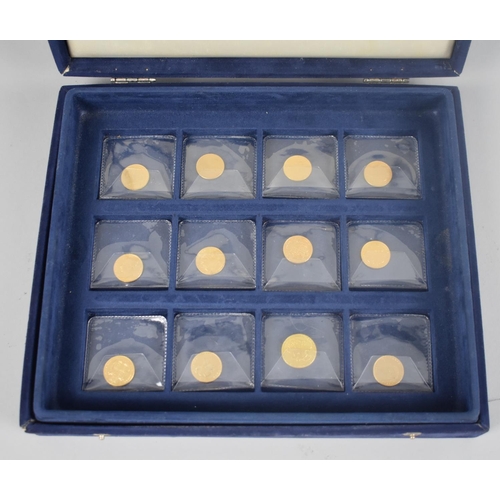 206 - A Collection of Various Replica Base Metal Half Sovereigns