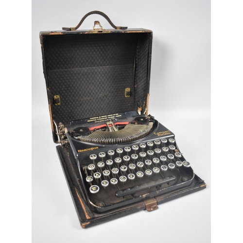 211 - A Vintage Remington Compact Portable Typewriter