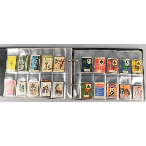 212 - A Ring Binder Containing Advertising Matchbox Covers, Mainly British