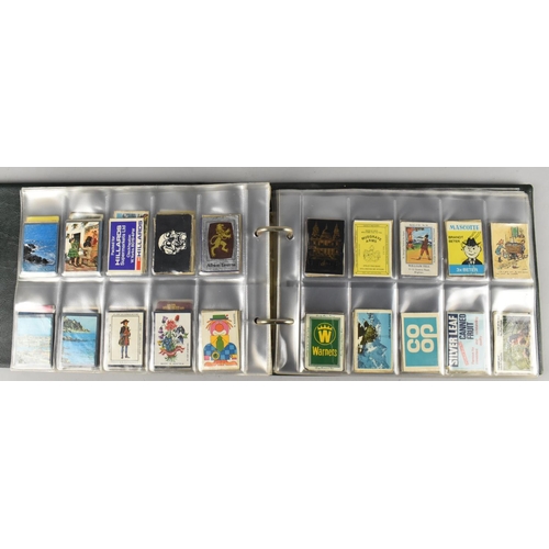 212 - A Ring Binder Containing Advertising Matchbox Covers, Mainly British