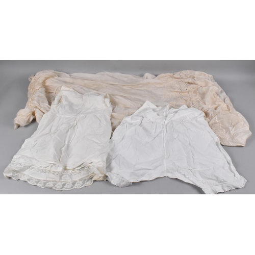 223 - A Box Containing Victorian and Edwardian Christening Gowns, Under Clothes Etc