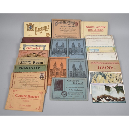 246 - A Collection of Various Packs of Souvenir Postcards, Mainly French