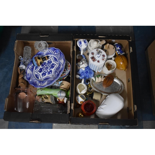 439 - Two Boxes of Ceramics and Glasswares