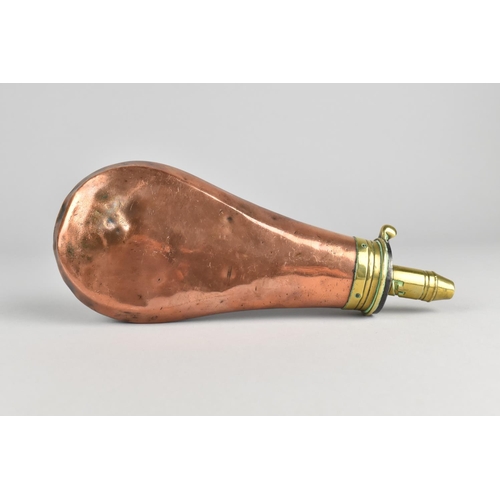 50 - A 19th Century Copper and Brass Shot Flask by Sykes