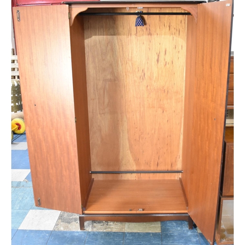 502 - A Stag Mahogany Double Wardrobe