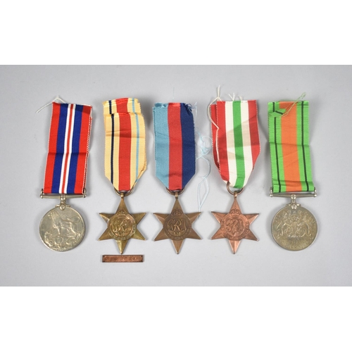 52 - A Collection of WWII Medals to include Africa and Italy Stars Awarded to Thomas Webb, 8th Army