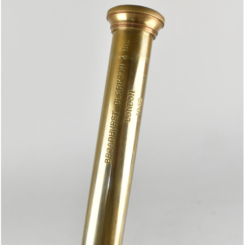 37 - A Reproduction Brass Three Fold Telescope