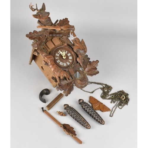 144 - A Mid/Late 20th Century Black Forest Cuckoo Clock for Restoration