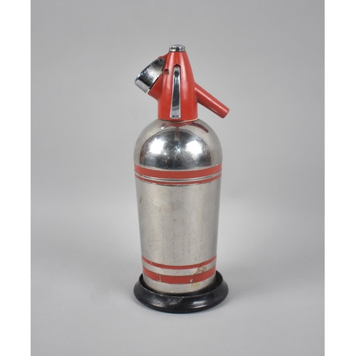 174 - A Vintage Stainless Steel Soda Syphon