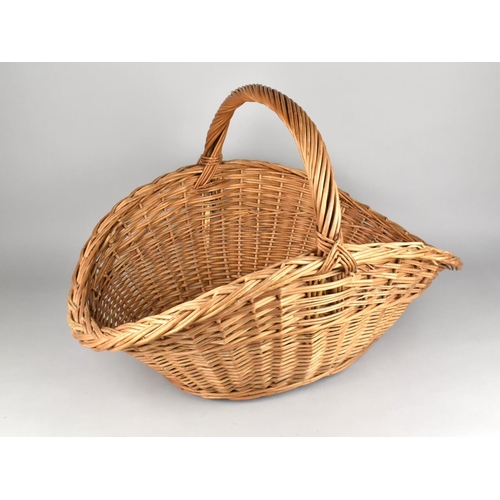 181 - A Large Wicker Flower Trug, 65cms Wide