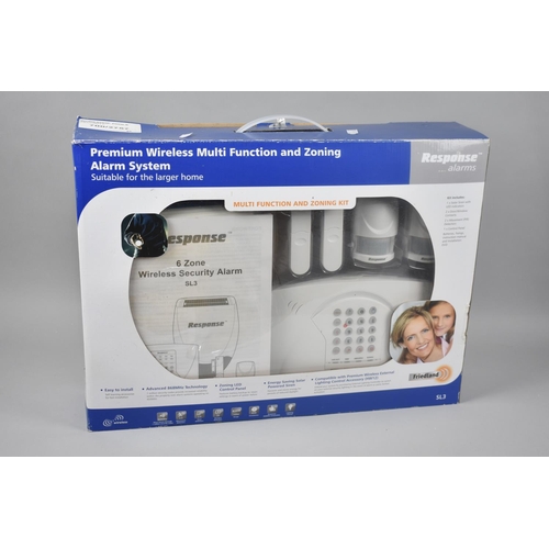 203 - A Boxed 'Response' Six Zone Wireless Security Alarm, Model SL3