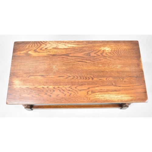 233 - A Mid 20th Century Oak Rectangular Coffee Table, 91cms Wide