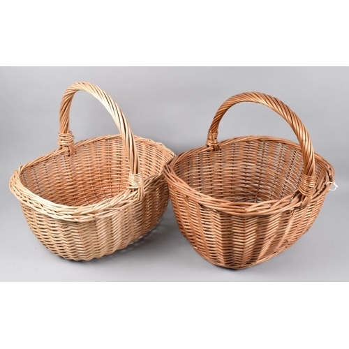 234 - Two Wicker Shopping Baskets, 42cms Long