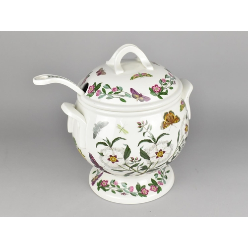 283 - A Portmeirion Botanic Garden Soup Tureen and Ladle, 30cm high Together with a Jardiniere