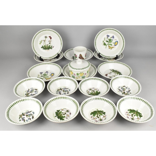 284 - A Collection of Portmeirion Botanic Garden to Comprise Eight Large Bowls, Eight Small Bowls and Two ... 