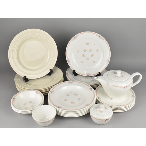 285 - A Collection of Wedgwood Masquerade Dinnerwares to Comprise Bowls, Plates etc together with Seven Ja... 