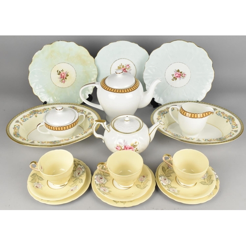 288 - A Collection of Aynsley to Comprise Teapots, Cake Plates, Rose Tea Trios etc