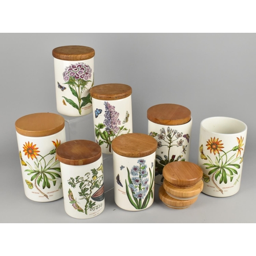 299 - A Collection of Portmeirion Storage Jars and Lids