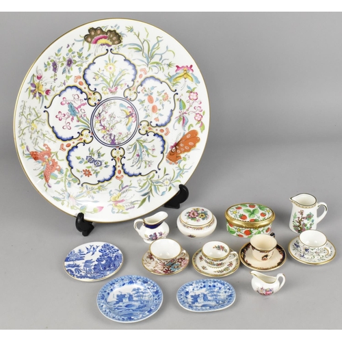 308 - A Collection of Miniatures to Comprise Crown Staffordshire Cup and Saucer, Coalport Ming Rose Cup an... 