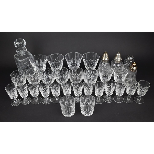 323 - A Collection of Edinburgh Crystal Drinking Glasses to Comprise Sherries, Tumblers, Wines etc