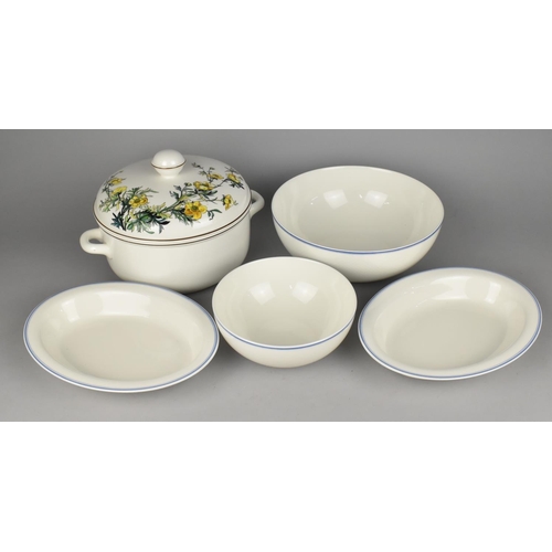 331 - Five Pieces of Villeroy & Boch Dinnerwares to comprise Four Pieces of Tipo Blue and a Botanic Tureen