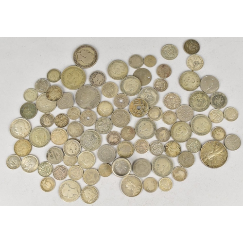 356 - A Collection of Various Silver and Silver Plated Coinage to Include Victorian, George V etc