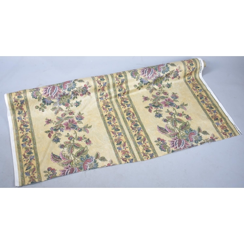 421 - A Roll of Floral Fabric