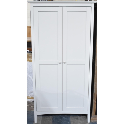 433 - A Modern Two Door Wardrobe, 96cms Wide