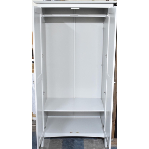 433 - A Modern Two Door Wardrobe, 96cms Wide