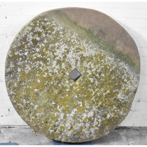 447 - An Early Sandstone Grindstone, 103cms Diameter