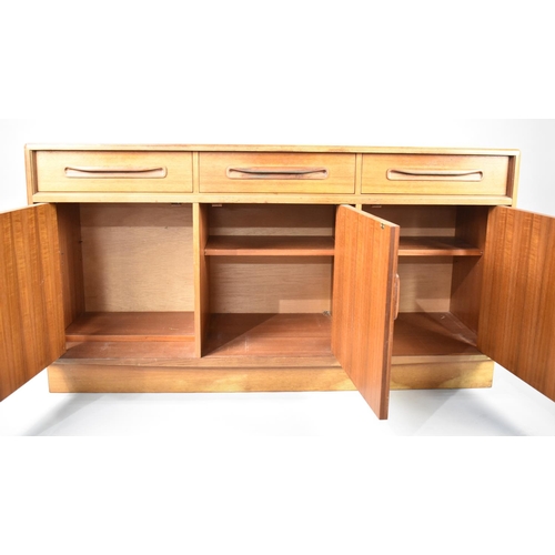 119 - A 1970s G-Plan Sideboard, 141x44x76cms High, Some Condition Issues