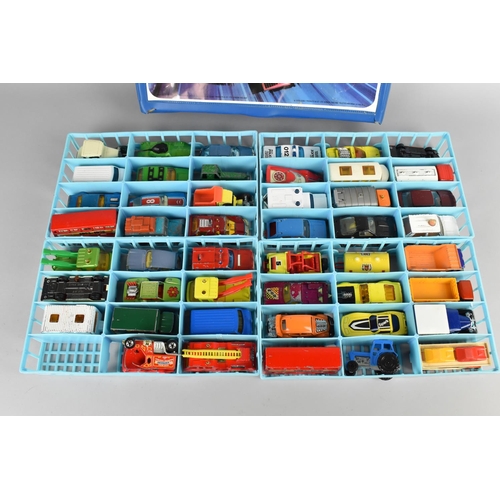 186 - A Matchbox Carry Case Containing 48 Matchbox Vehicles