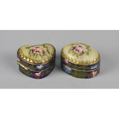 209 - A Collection of Various Pill Boxes to include Cloisonne Examples, Ceramic Etc together with a Glass ... 