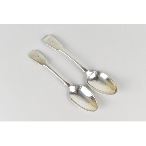 302 - Two Victorian Teaspoons, Newcastle and Edinburgh Hallmarks