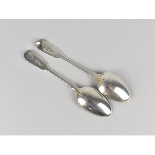 302 - Two Victorian Teaspoons, Newcastle and Edinburgh Hallmarks