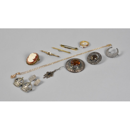 319 - A Collection of Various 19th Century and Later Jewellery Items to include Gold Metal and Blue Stone ... 