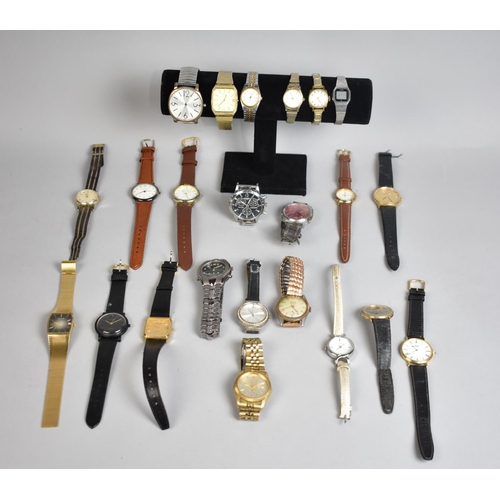 326 - A Large Quantity of Ladies and Gents Wrist Watches to include Gents Allenby 17 Jewel 'Fleetmaster', ... 